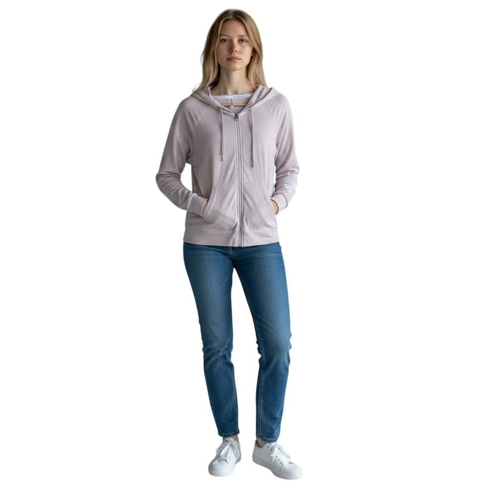 Calvin Klein Performance Womens XXL Full Zip Hoodie Mauve Pink PF8J4579 NWT